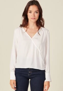 UmweltfreundlicheCamicettaEcru Donna Camicie E Bluse BQ021E07D-B11