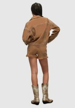 AllSaints Heidi Studded - Shorts Di Jeans - Brown -Vendite ESPRIT adc1b7d7a3ae40ab8dba5b941c02e578