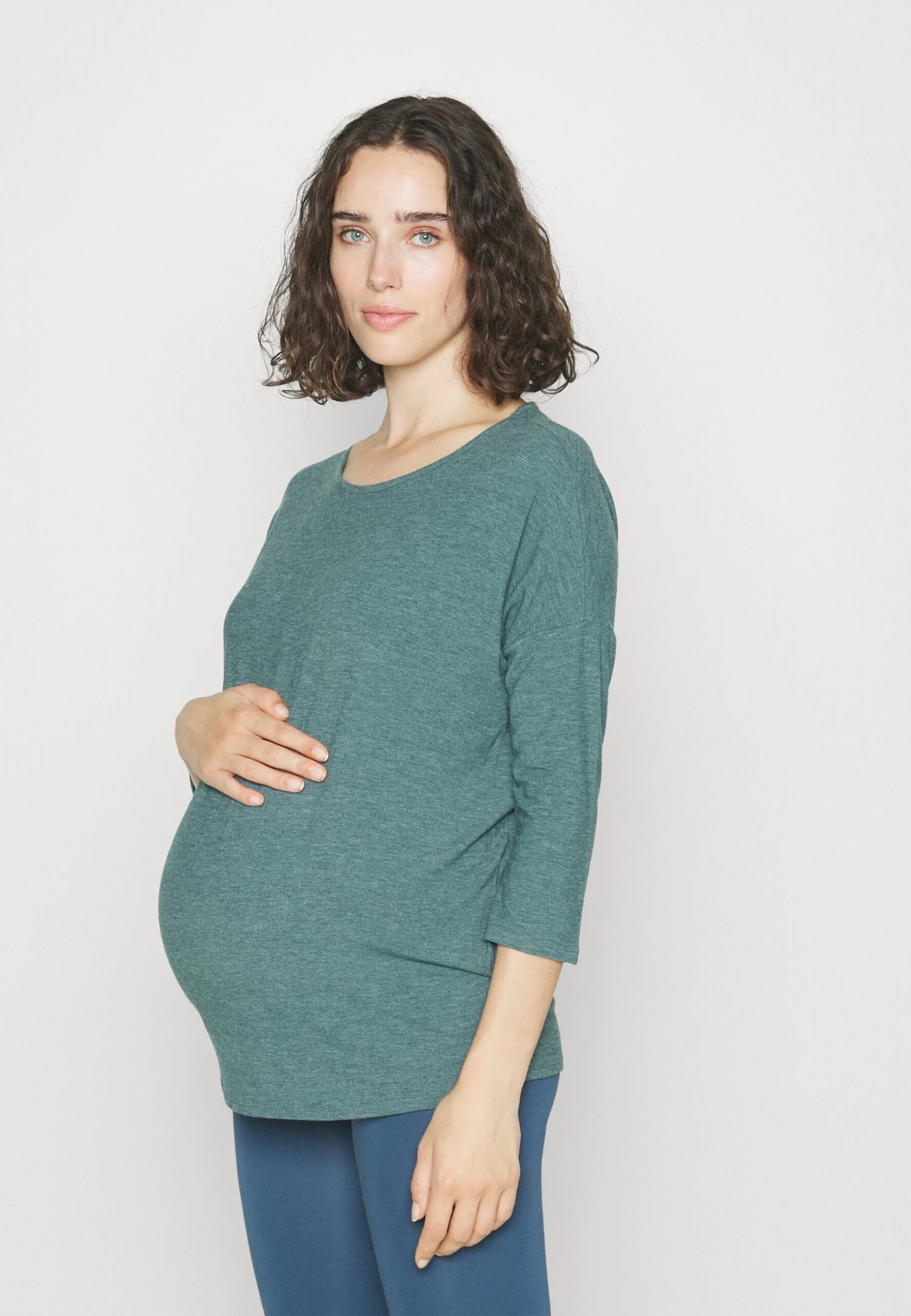 ONLY MATERNITY Olmglamour 3/4Maglietta A Manica LungaDeep Teal Donna T-shirt E Top ON329G00A-M13 1 ONLY MATERNITY Olmglamour 3/4Maglietta A Manica LungaDeep Teal Donna T-shirt E Top ON329G00A-M13