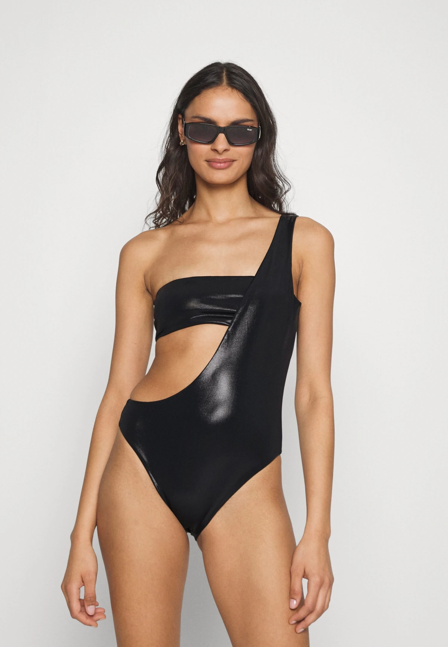 One Shoulder One PieceCostume Da BagnoBlack Donna Moda Mare C1781G03J-Q11 2 One Shoulder One PieceCostume Da BagnoBlack Donna Moda Mare C1781G03J-Q11 - immagine 2