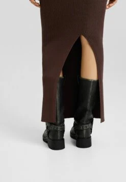 BERSHKA Long - Gonna Lunga - Dark Brown -Vendite ESPRIT b321acbbda064268956481f3c16e1cdd