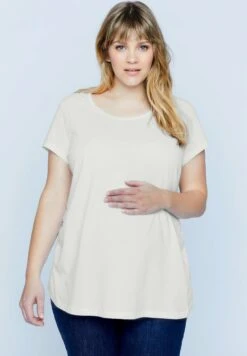 Ulla Popken T-Shirt BasicSchwarz Donna T-shirt E Top UP121D14I-Q11