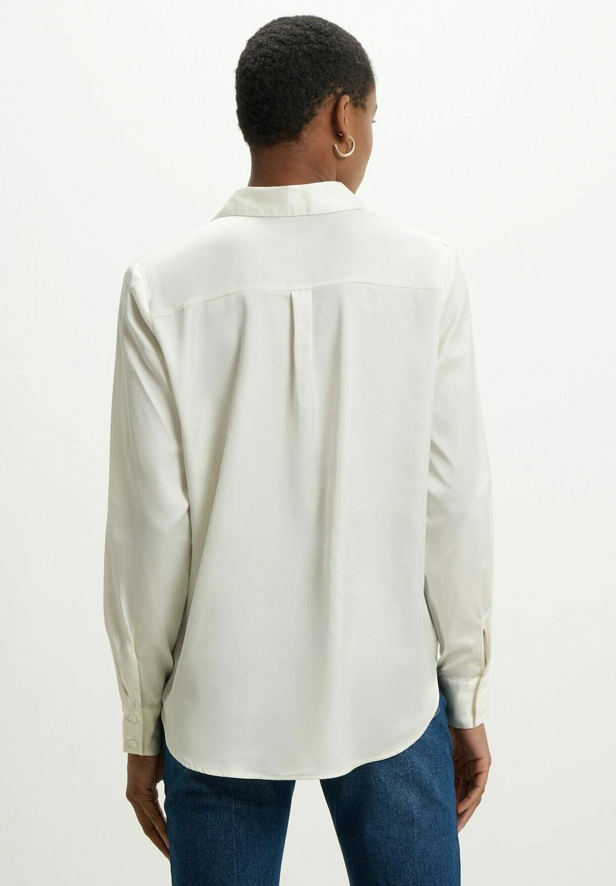 In Tinta UnitaCamiciaBianco Donna Camicie E Bluse CSM21E03R-A11 3 In Tinta UnitaCamiciaBianco Donna Camicie E Bluse CSM21E03R-A11 - immagine 3