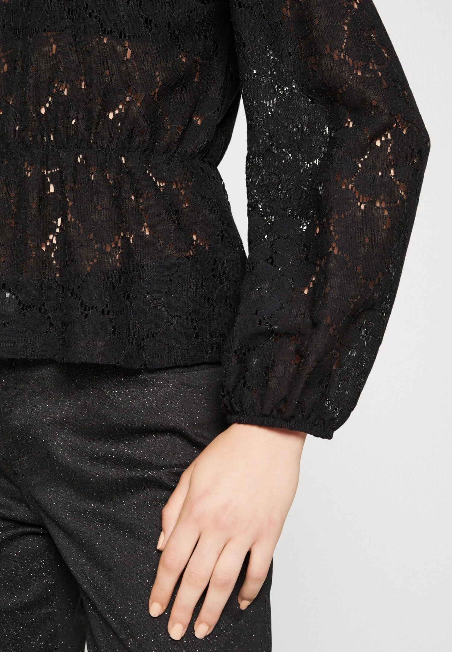 Pieces Pcjanessa - Maglietta A Manica Lunga - Black 6 Pieces Pcjanessa - Maglietta A Manica Lunga - Black - immagine 6