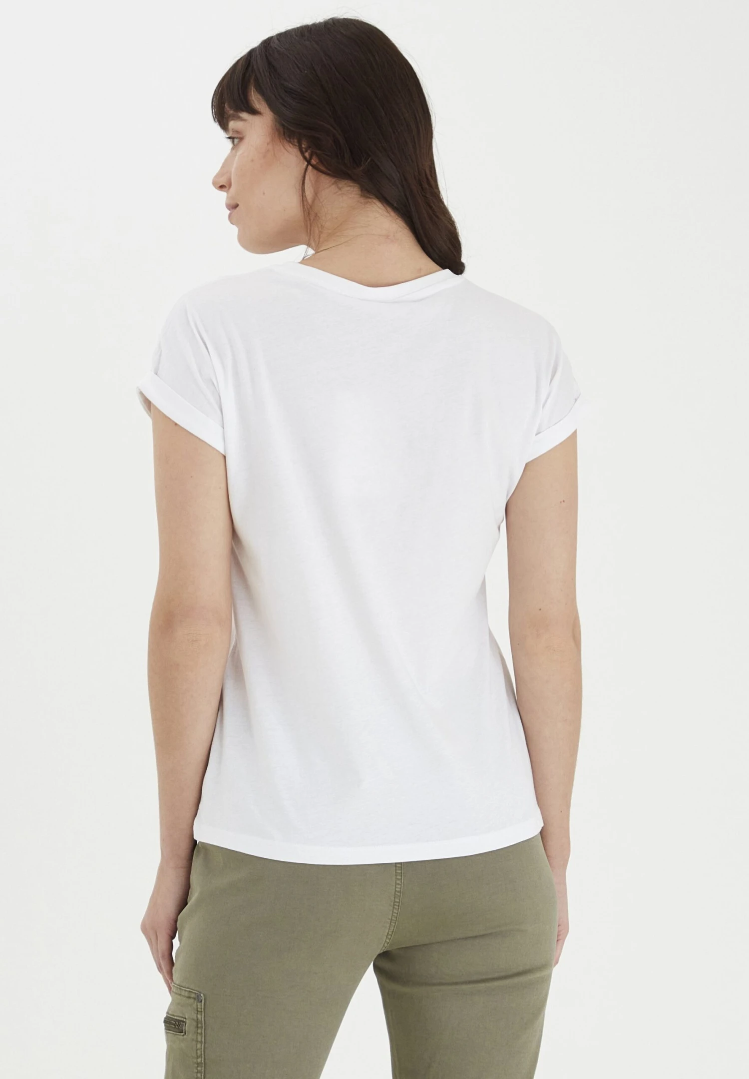 Fransa Frveart 1 T - T-Shirt Con Stampa - White 3 Fransa Frveart 1 T - T-Shirt Con Stampa - White - immagine 3