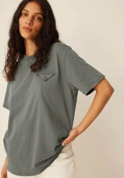 NA-KD T-Shirt Con Stampa - Blue Grey