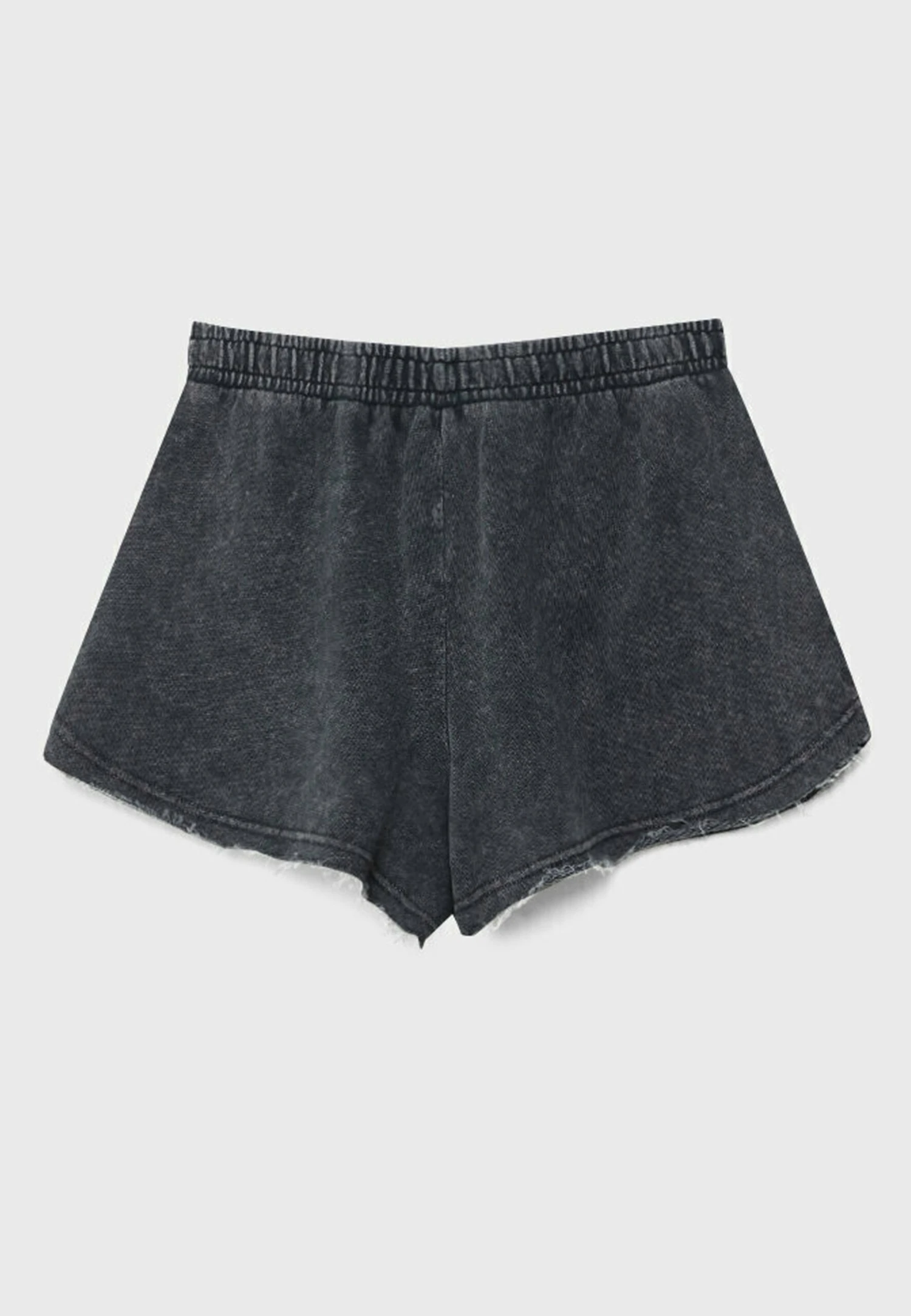Stradivarius Plush With Turn Up Hems - Shorts - Dark Grey 6 Stradivarius Plush With Turn Up Hems - Shorts - Dark Grey - immagine 6