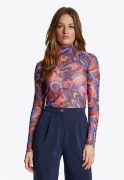 Rich&royal LongsleeveCamicettaMidnight Blue Donna Camicie E Bluse RI521E08W-K11