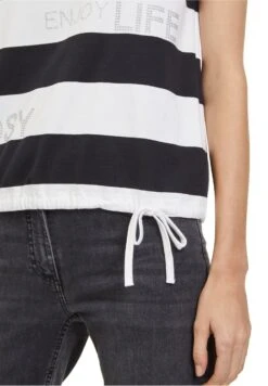 Betty Barclay Ringel Mit TunnelzugT-Shirt Con StampaSchwarz Weiß Donna T-shirt E Top 2BE21D0WZ-Q11 -Vendite ESPRIT cb2098aea9f24bff83ef316c71690861