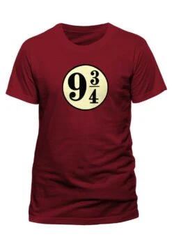 Harry PotterPlatform 9 3 4SUnisexT-Shirt Con StampaRed Donna T-shirt E Top R8N210001-G11