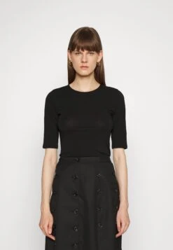 Filippa K Elbow SleeveT-Shirt BasicBlack Donna T-shirt E Top F1421D04T-Q11