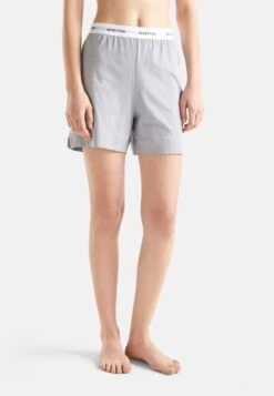 Fabric With Logo ElShortsGrey Donna Shorts 4BE21S02I-C11