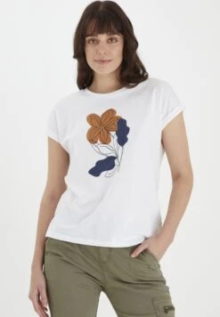 Fransa Frveart 1 T - T-Shirt Con Stampa - White