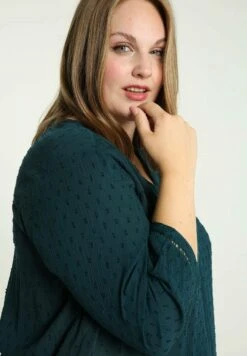 Lange, Locker Geschnittene, Unifarbene Iris - Camicetta - Blue -Vendite ESPRIT d9468ff327b84a78a7e766dcae29bf4a