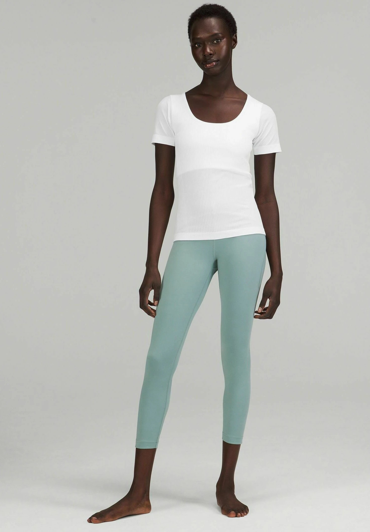 Lululemon Ebb To Street Short SleeveT-Shirt BasicWhite Donna T-shirt E Top LLS21D001-A11 2 Lululemon Ebb To Street Short SleeveT-Shirt BasicWhite Donna T-shirt E Top LLS21D001-A11 - immagine 2