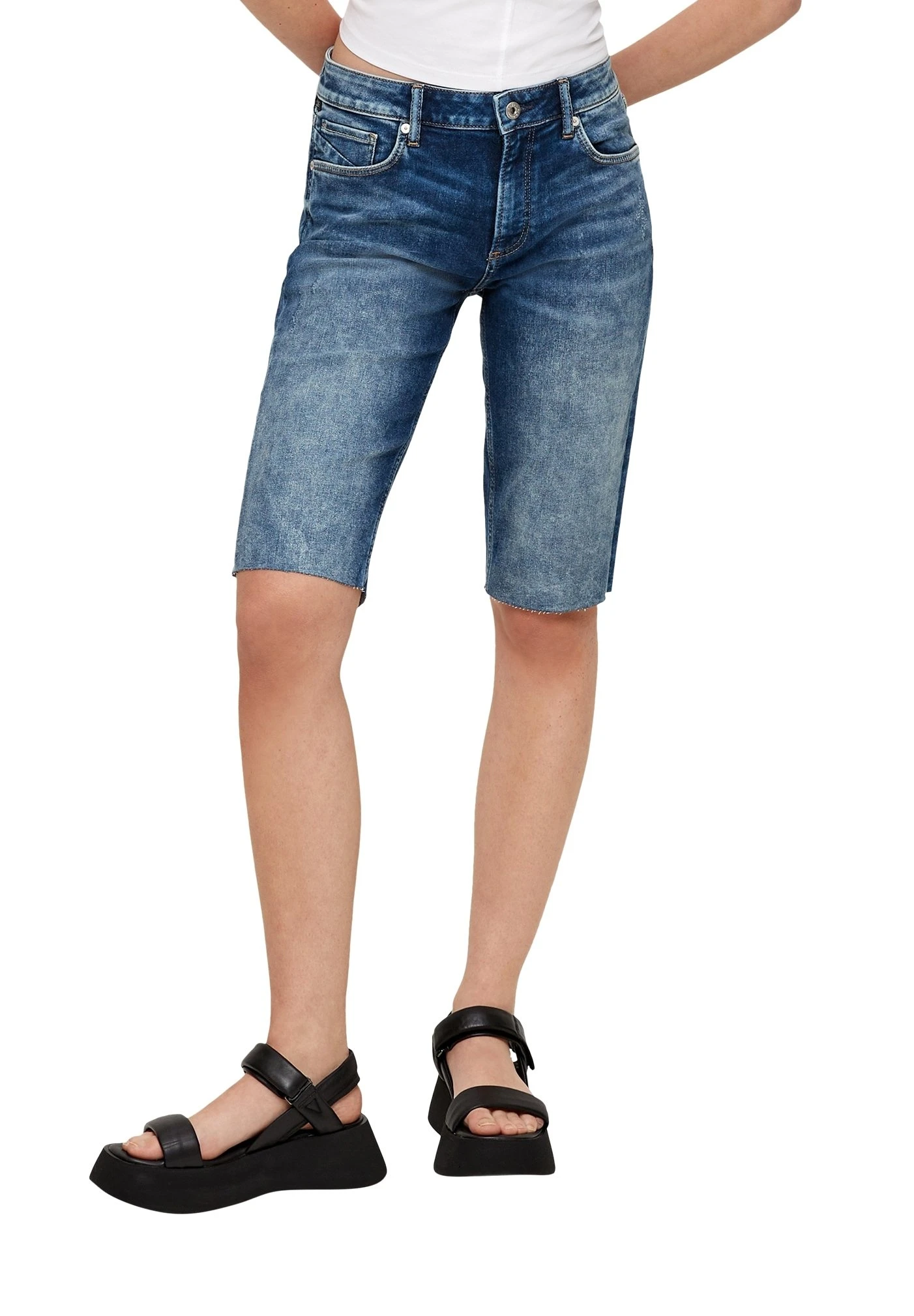 QS By S.Oliver Shorts Di JeansOzeanblau Donna Shorts QS121S062-K12 6 QS By S.Oliver Shorts Di JeansOzeanblau Donna Shorts QS121S062-K12 - immagine 6