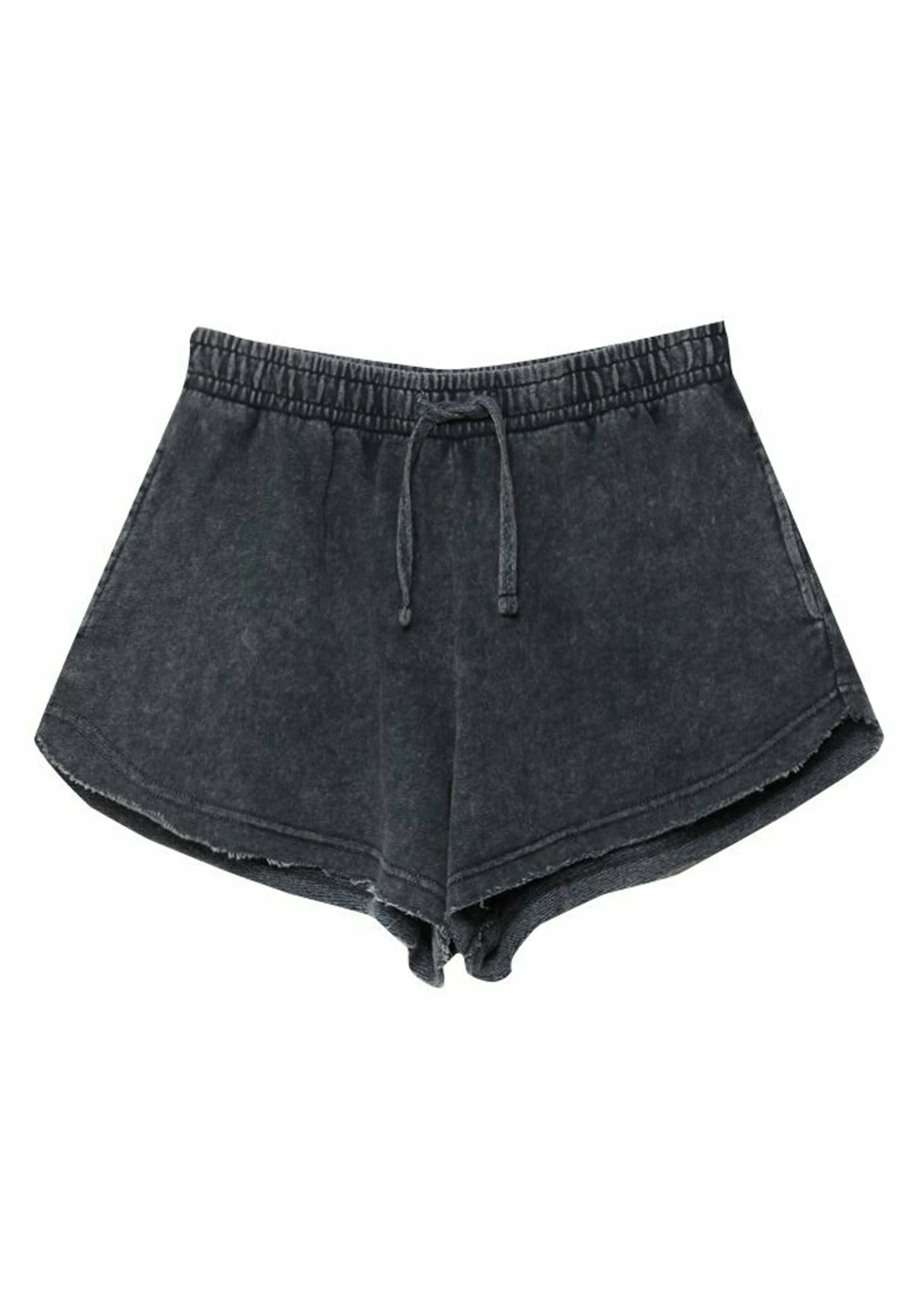 Stradivarius Plush With Turn Up Hems - Shorts - Dark Grey 5 Stradivarius Plush With Turn Up Hems - Shorts - Dark Grey - immagine 5
