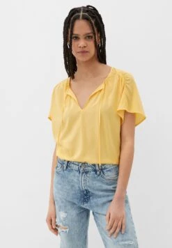 QS By S.Oliver Mit RaffungCamicettaZitrone Donna Camicie E Bluse QS121E0QX-E11