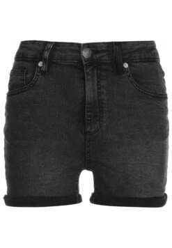 URBAN CLASSICS Ladies 5 Pocket ShortsShorts Di JeansBlack Stone Washed Donna Shorts UR621S01A-Q11