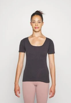 Lululemon Ebb To Street Short SleeveT-Shirt BasicBlack Donna T-shirt E Top LLS21D001-Q11