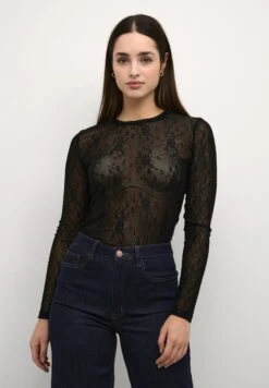 Kaffe Nikka Ls CamicettaBlack Deep Donna Camicie E Bluse KA321D0I1-Q11