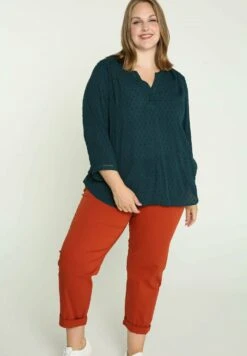 Lange, Locker Geschnittene, Unifarbene Iris - Camicetta - Blue -Vendite ESPRIT ebca067b6896421d9e3dfff418815207