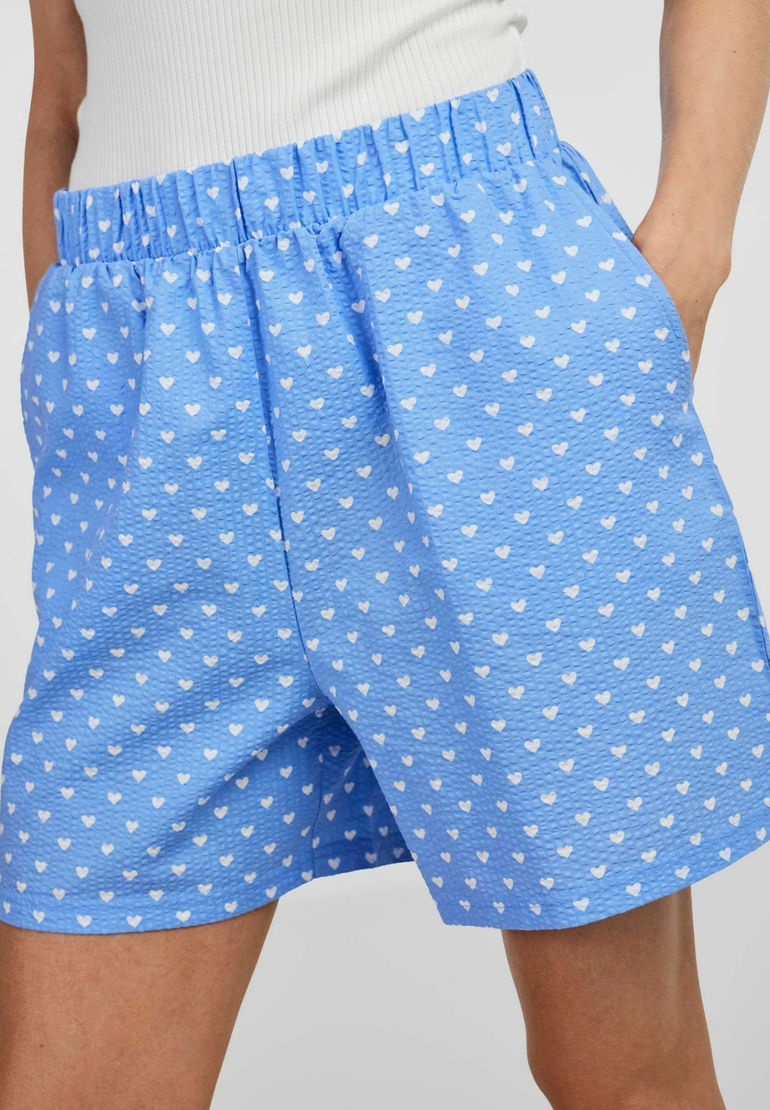 Pieces Heart - Shorts - Cornflower Blue 4 Pieces Heart - Shorts - Cornflower Blue - immagine 4