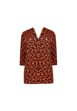 Ditsy Print Pleat Front- Maglietta A Manica Lunga - Red -Vendite ESPRIT ee8a3dc5527a4a8a8769b5c245ce3b97