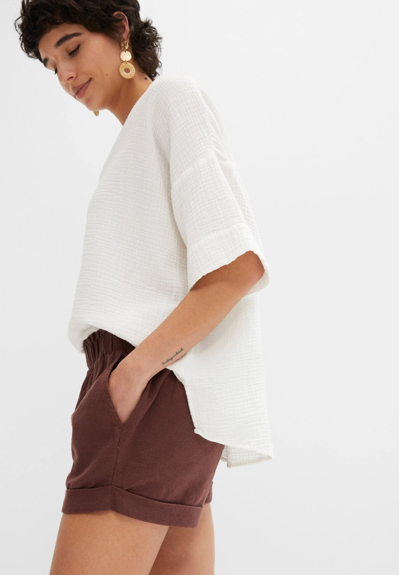 ShortsBrown Donna Shorts B3D21S0AG-O11 4 ShortsBrown Donna Shorts B3D21S0AG-O11 - immagine 4