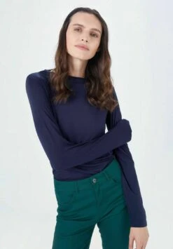 Maglietta A Manica LungaBlu Chiaro Donna T-shirt E Top C4I21D0BC-K11