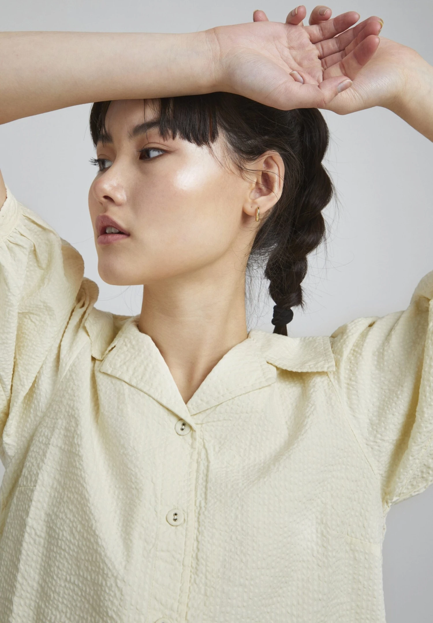 ICHI Ihfiliz Sh CamiciaVanilla Custard Donna Camicie E Bluse IC221E0F4-E11 4 ICHI Ihfiliz Sh CamiciaVanilla Custard Donna Camicie E Bluse IC221E0F4-E11 - immagine 4