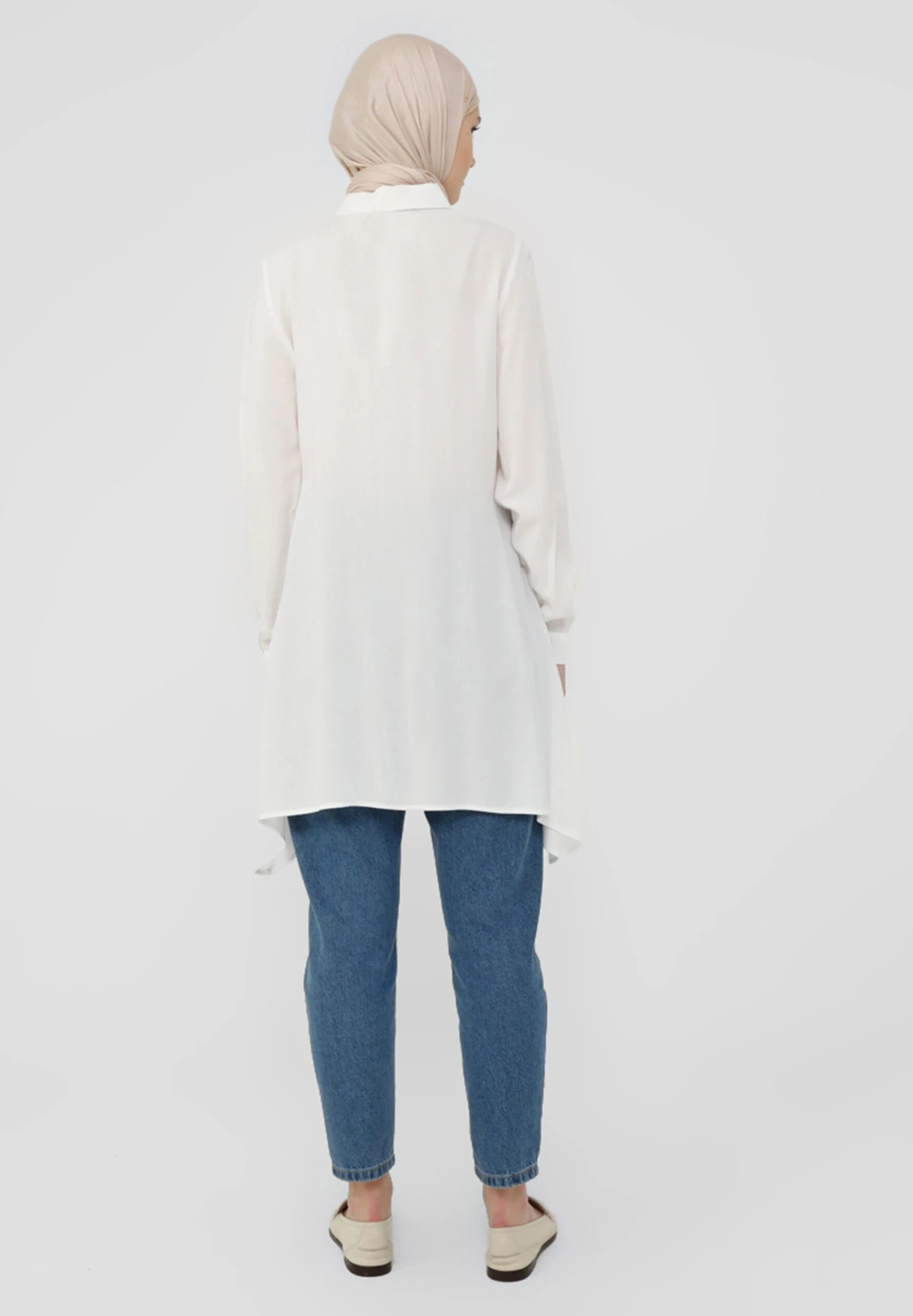 Point CollarRefkaCamiciaOff-White Donna Camicie E Bluse MHR21E0NT-A11 3 Point CollarRefkaCamiciaOff-White Donna Camicie E Bluse MHR21E0NT-A11 - immagine 3