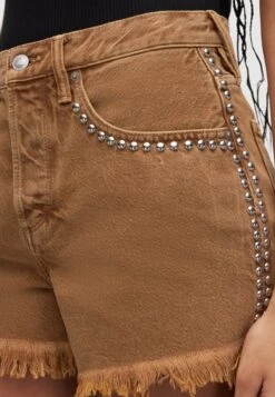 AllSaints Heidi Studded - Shorts Di Jeans - Brown -Vendite ESPRIT fae151cd9fce4058aee101a3b1589c52