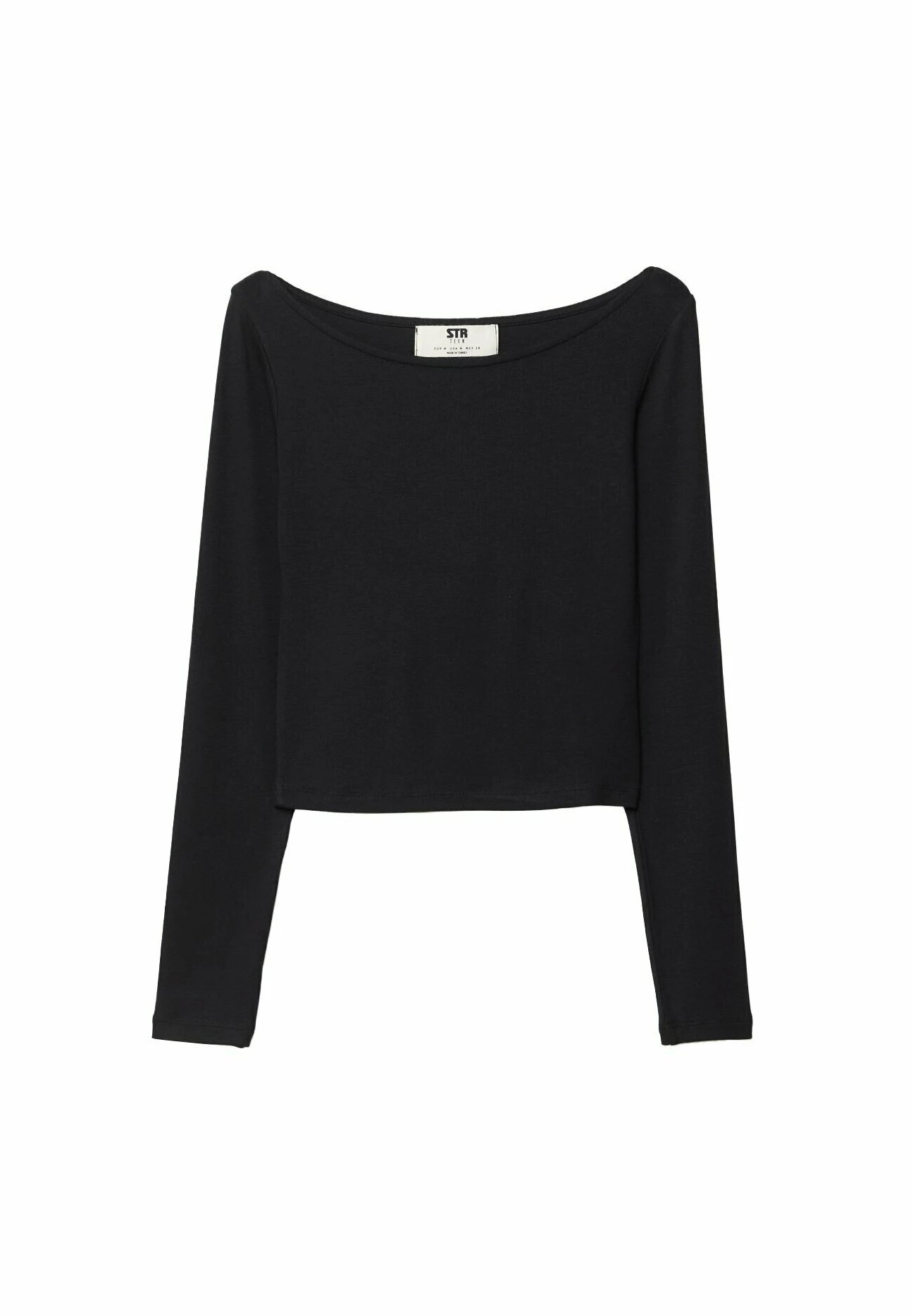 Stradivarius Boat NeckMaglietta A Manica LungaBlack Donna T-shirt E Top STH21D1Q5-Q11 5 Stradivarius Boat NeckMaglietta A Manica LungaBlack Donna T-shirt E Top STH21D1Q5-Q11 - immagine 5