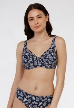 Lovable Printed ShapingBikini Pezzo SopraStampa Cachemire Blu Donna Moda Mare L1I81A0DK-K11